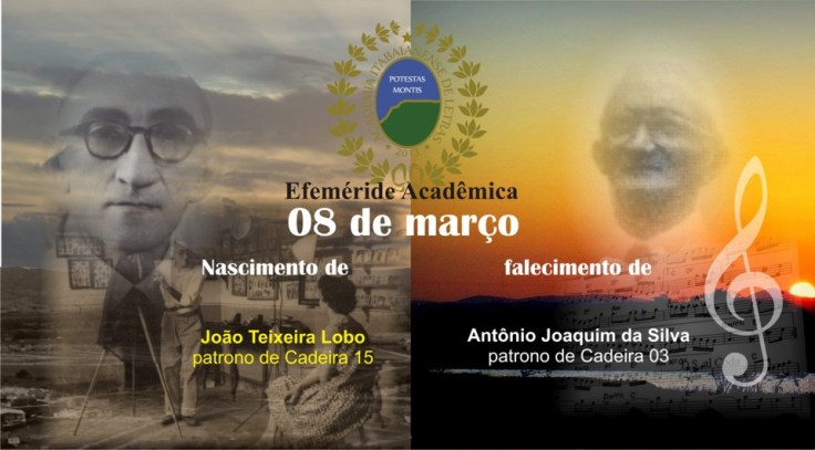 Efeméride acadêmica, 03 ,nascimento falecimento da patrono