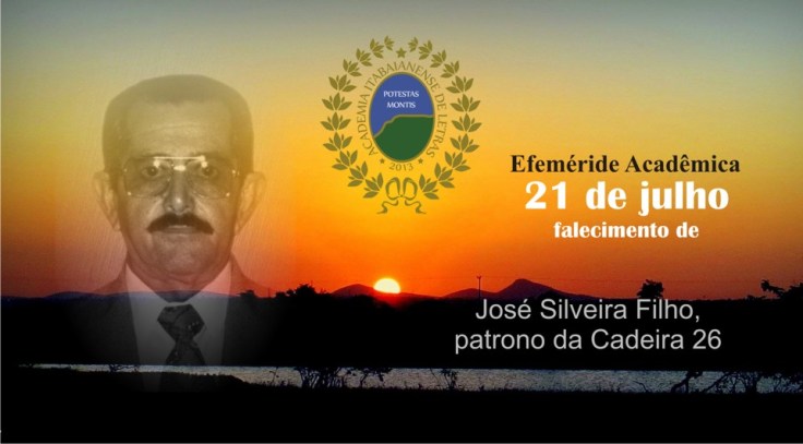 Efeméride acadêmica, 07, 21, falecimento de patrono
