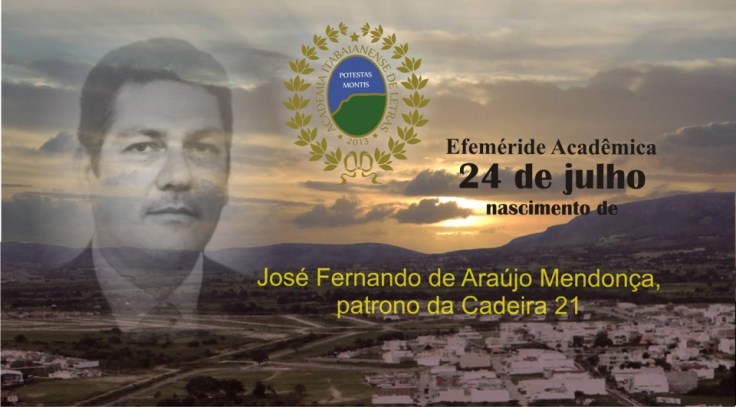 Efeméride acadêmica, 07, 24, NASCIMENTO de patrono